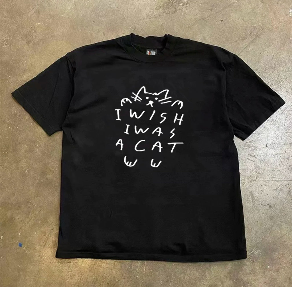 UPUPXIA Casual Simple Versatile Tee