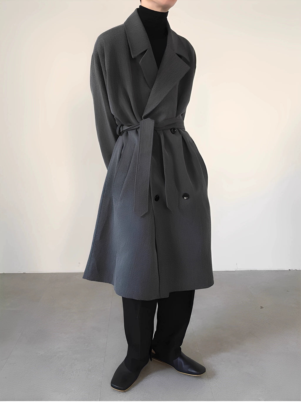 COLN Premium Double-breasted Coat