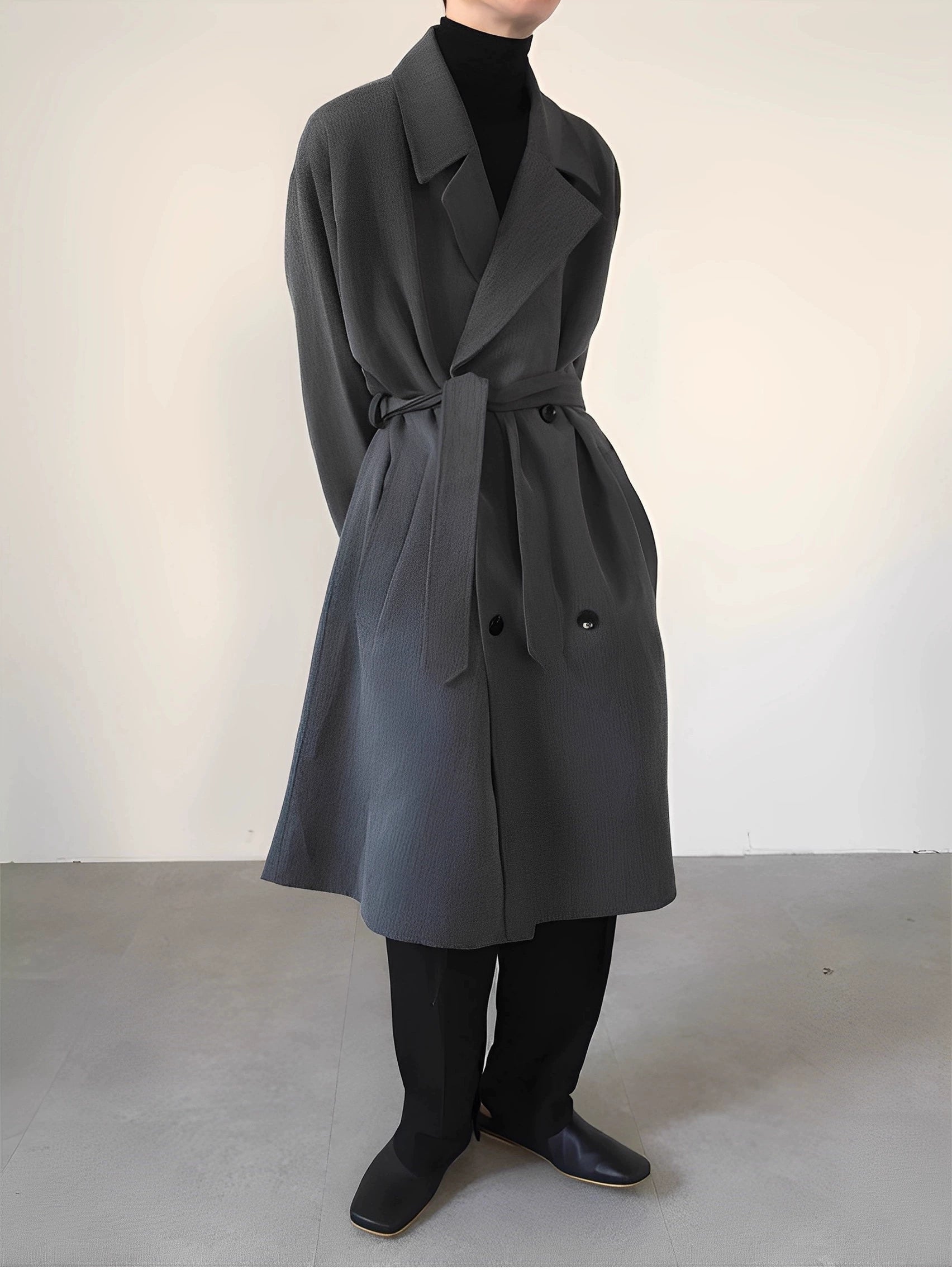 COLN Premium Double-breasted Coat