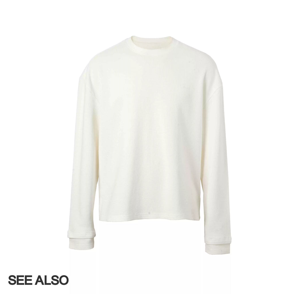 SEE ALSO Waffle Old Money Minimalist Relaxation Warm Versatile Long Sleeve