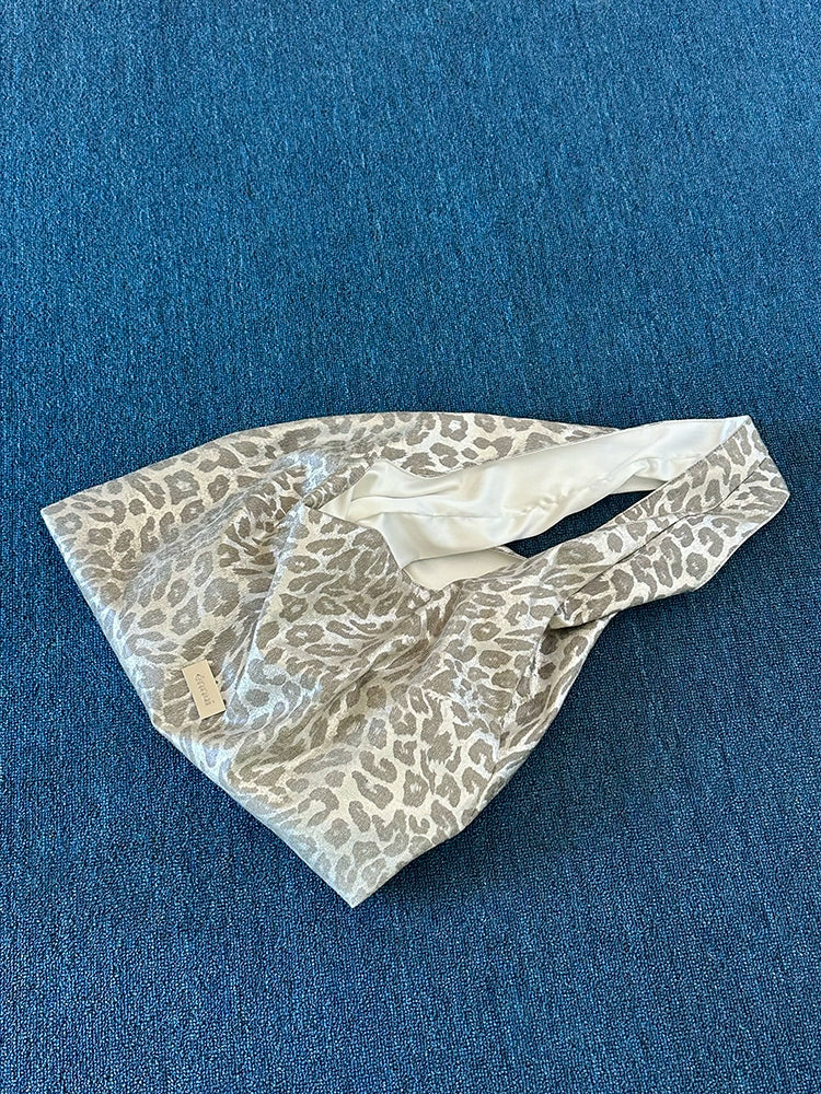 Ennui Cold Leopard Print Lazy Fashionable Shoulder Messenger Bag