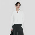 Sameuoo V-Neck Front Shoulder Casual Bottom Long Sleeve