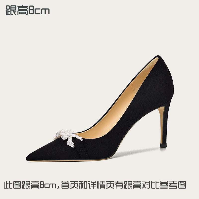 Lily Wei Temperament Versatile High Heels