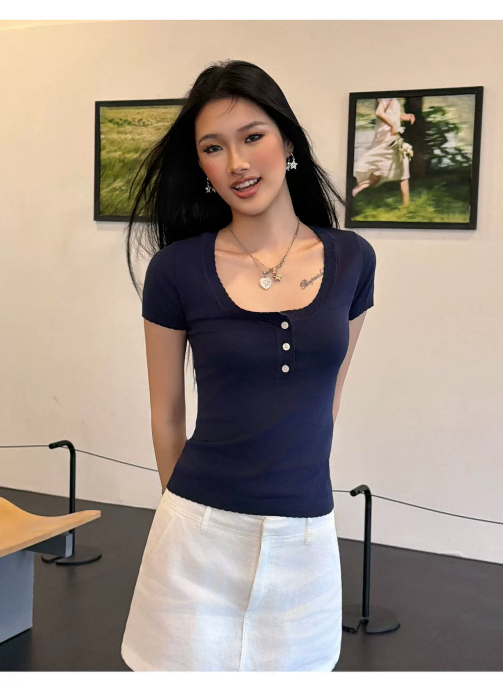 Audwyn Short Slim and Slim Round Neck Tee