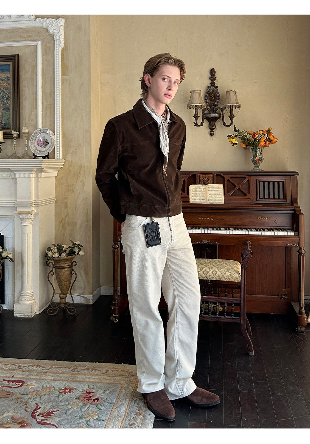 EME Vintage Lapel Front Shoulder Jacket