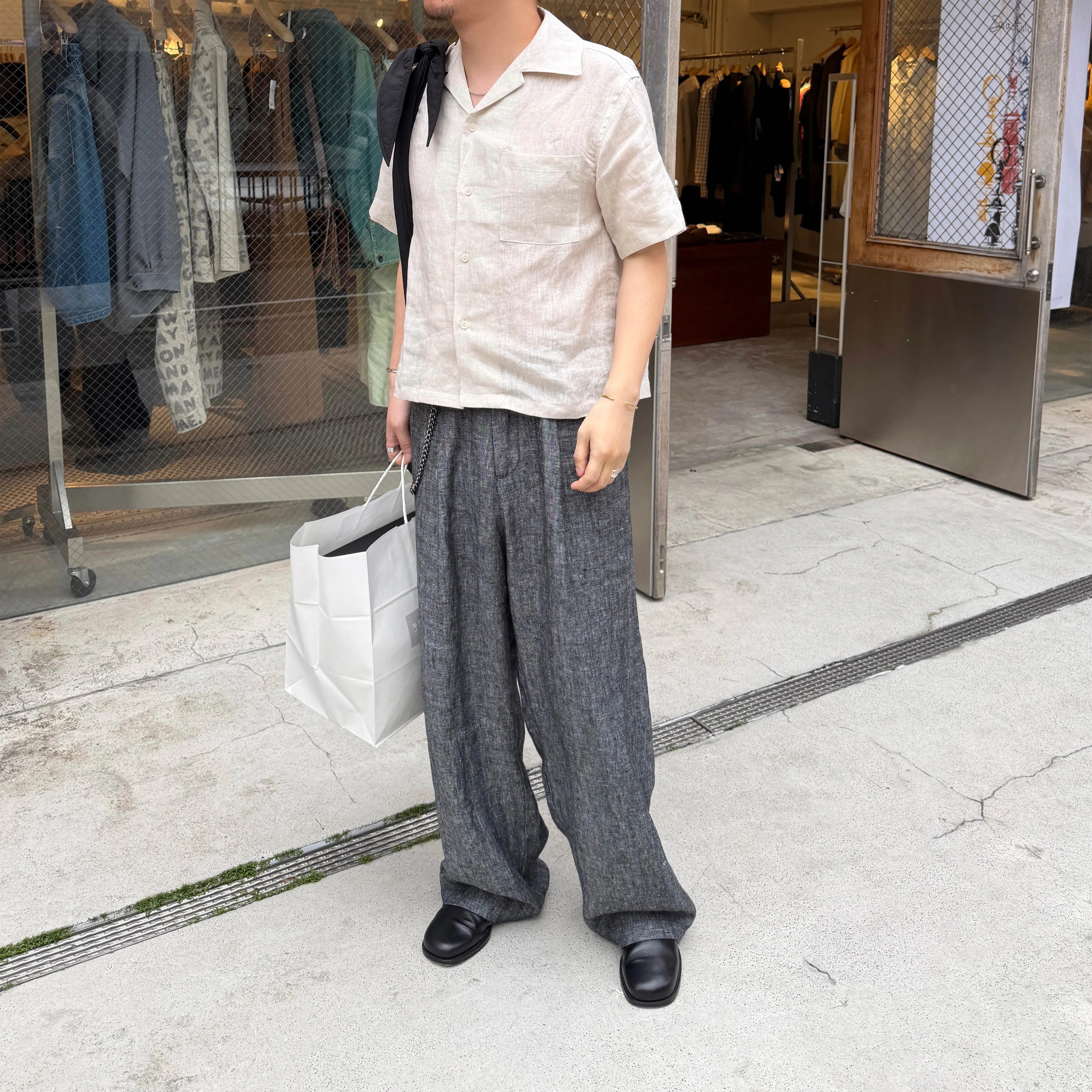 Anniehall Lapel Short Casual Short Sleeve Shirt
