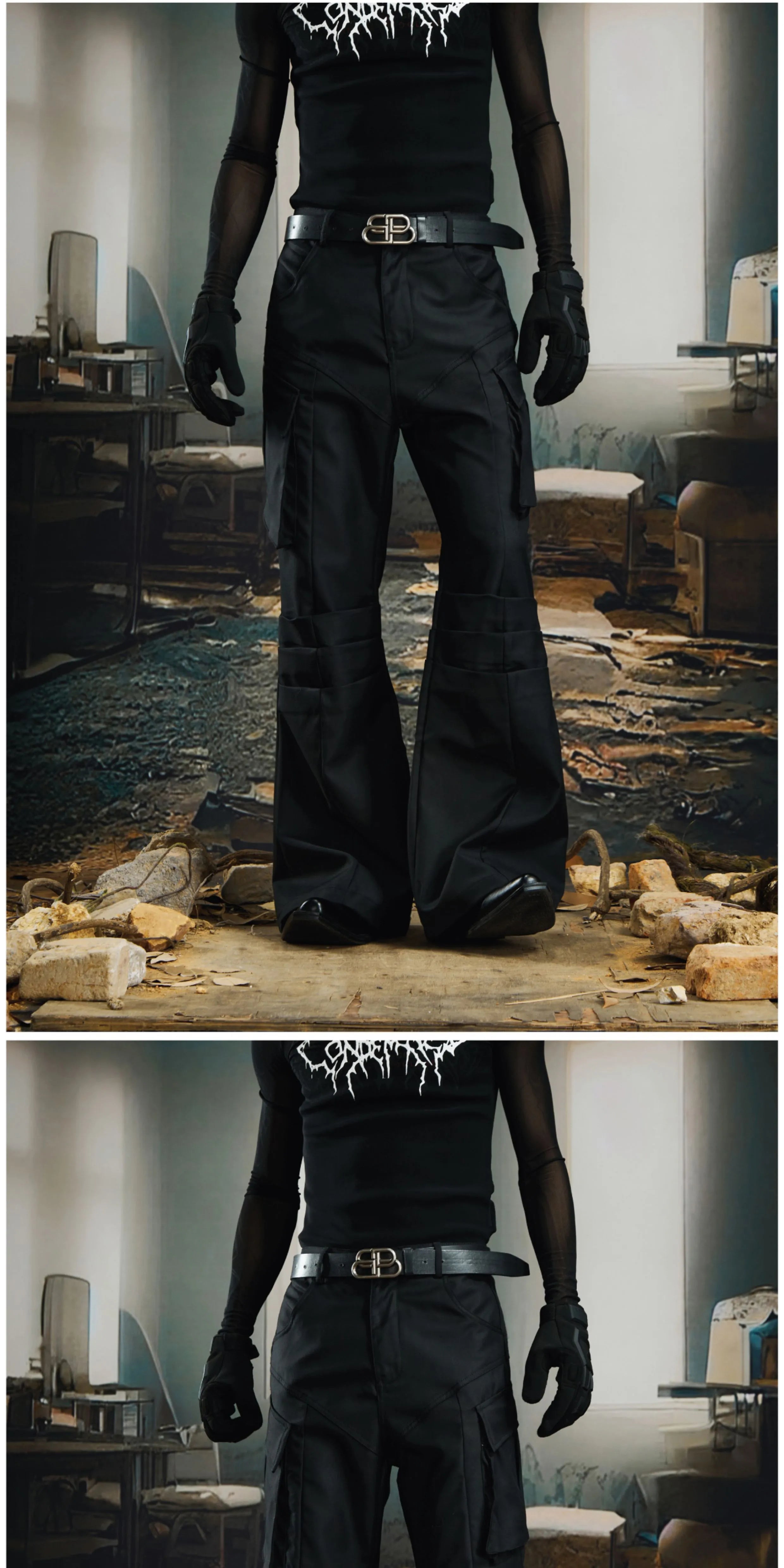 NOMANIAI Pleated and Versatile Trousers