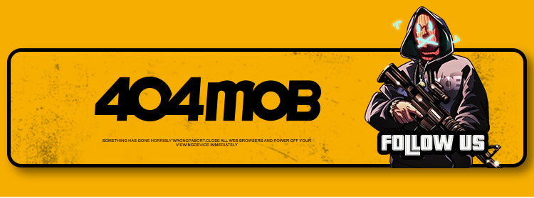 404MOB embroidered short-sleeved POLO shirt