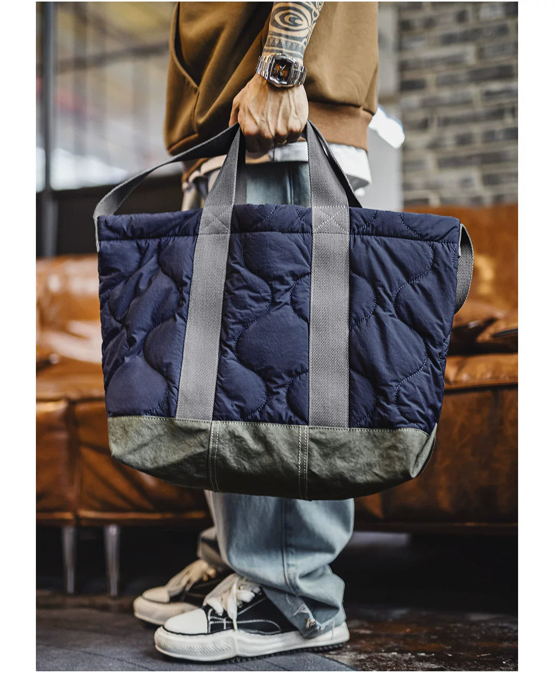 MADEN Large Capacity Shoulder Versatile Handbag