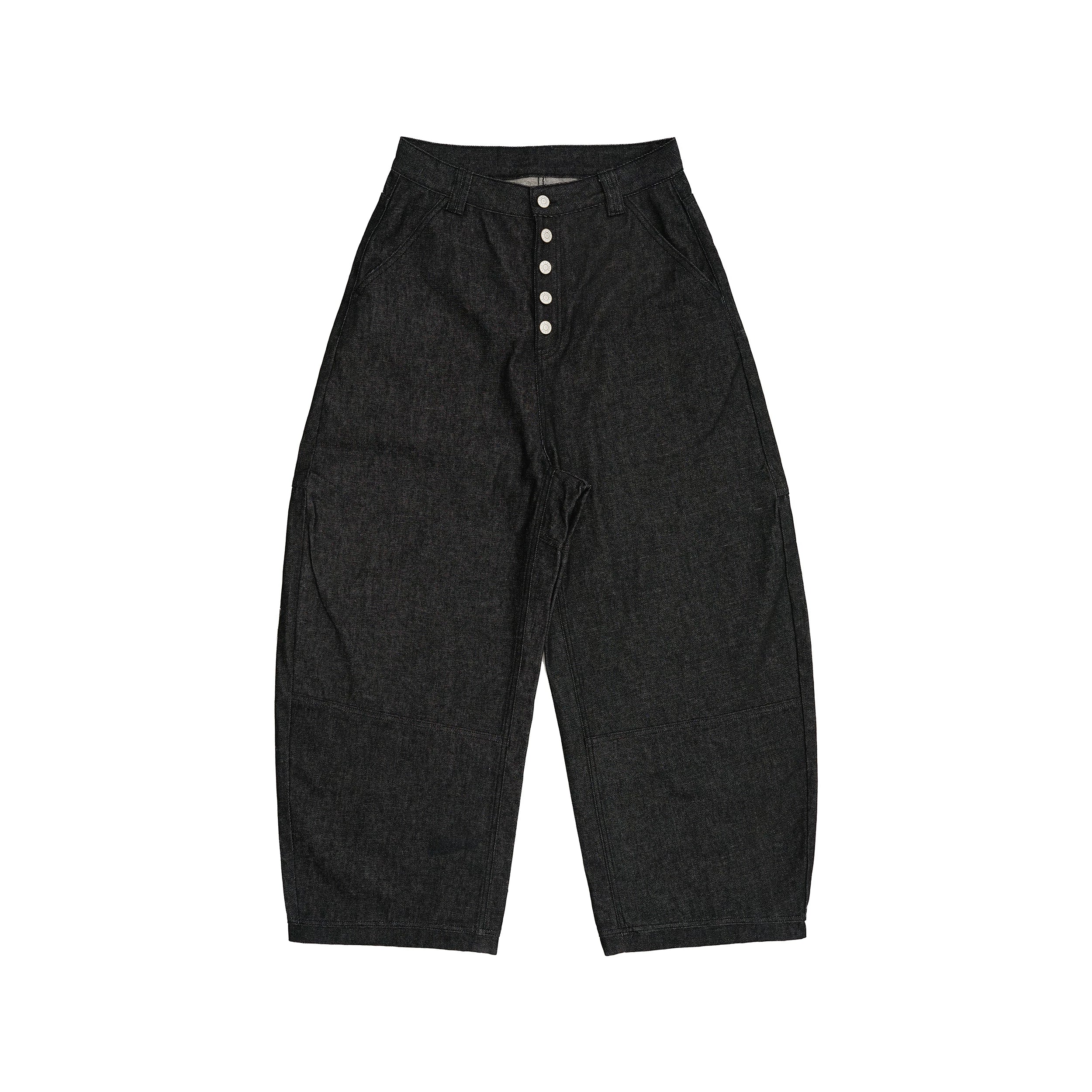 TH90 25FW Fake-breasted Loose Casual Jeans