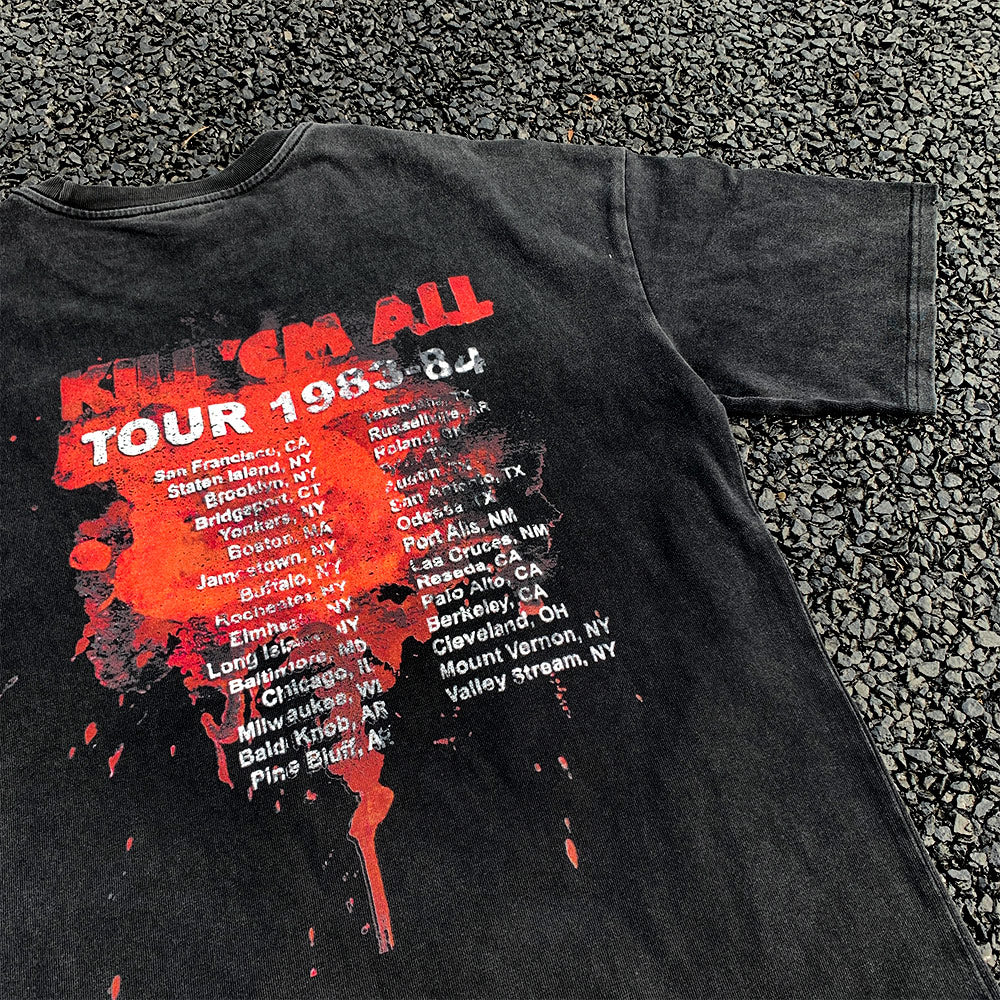 Wang Youbing Studio! METALLICA 260g 100% Cotton Tee