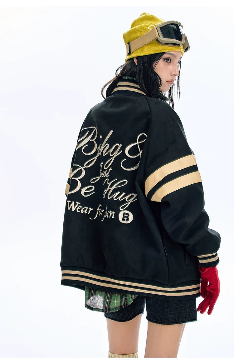 BJHG Premium Embroidery Trendy Shoulder Jacket