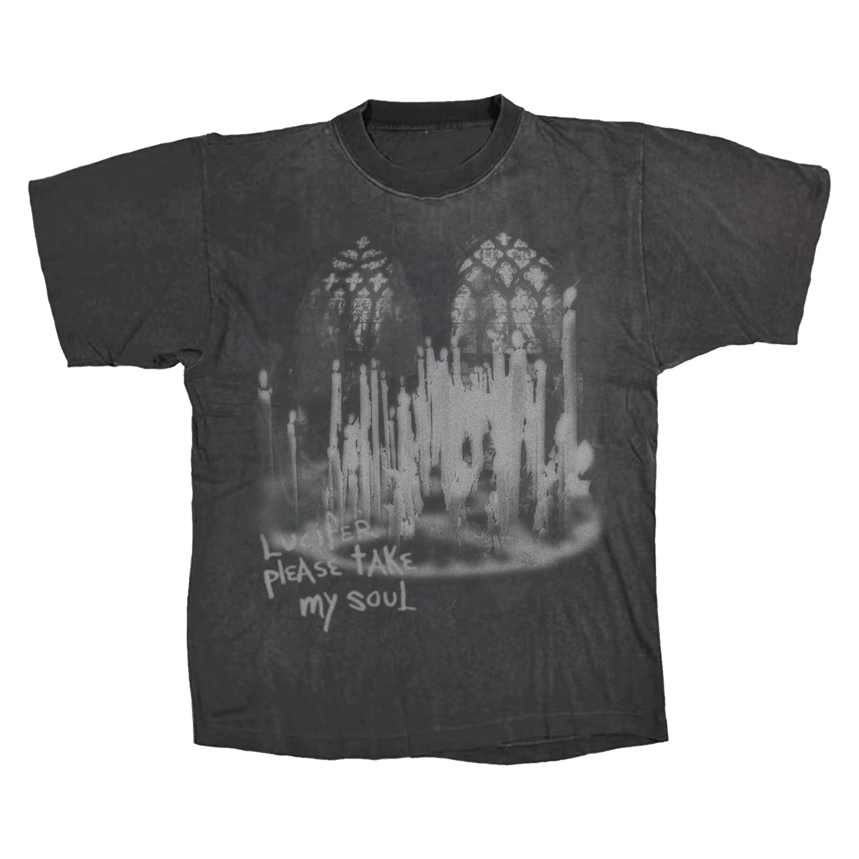 PAIKI Washed Old Visual Versatile Tee