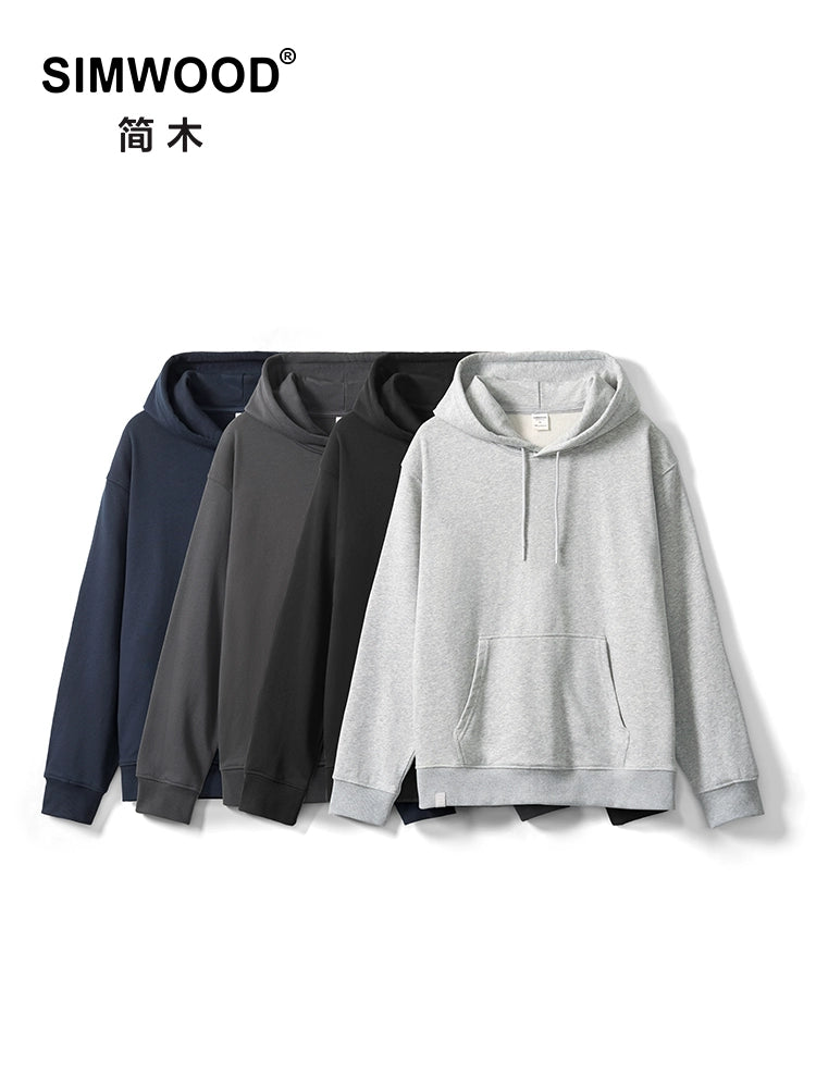 SIMWOOD Kangaroo Pocket Casual Versatile Hooded Sweater
