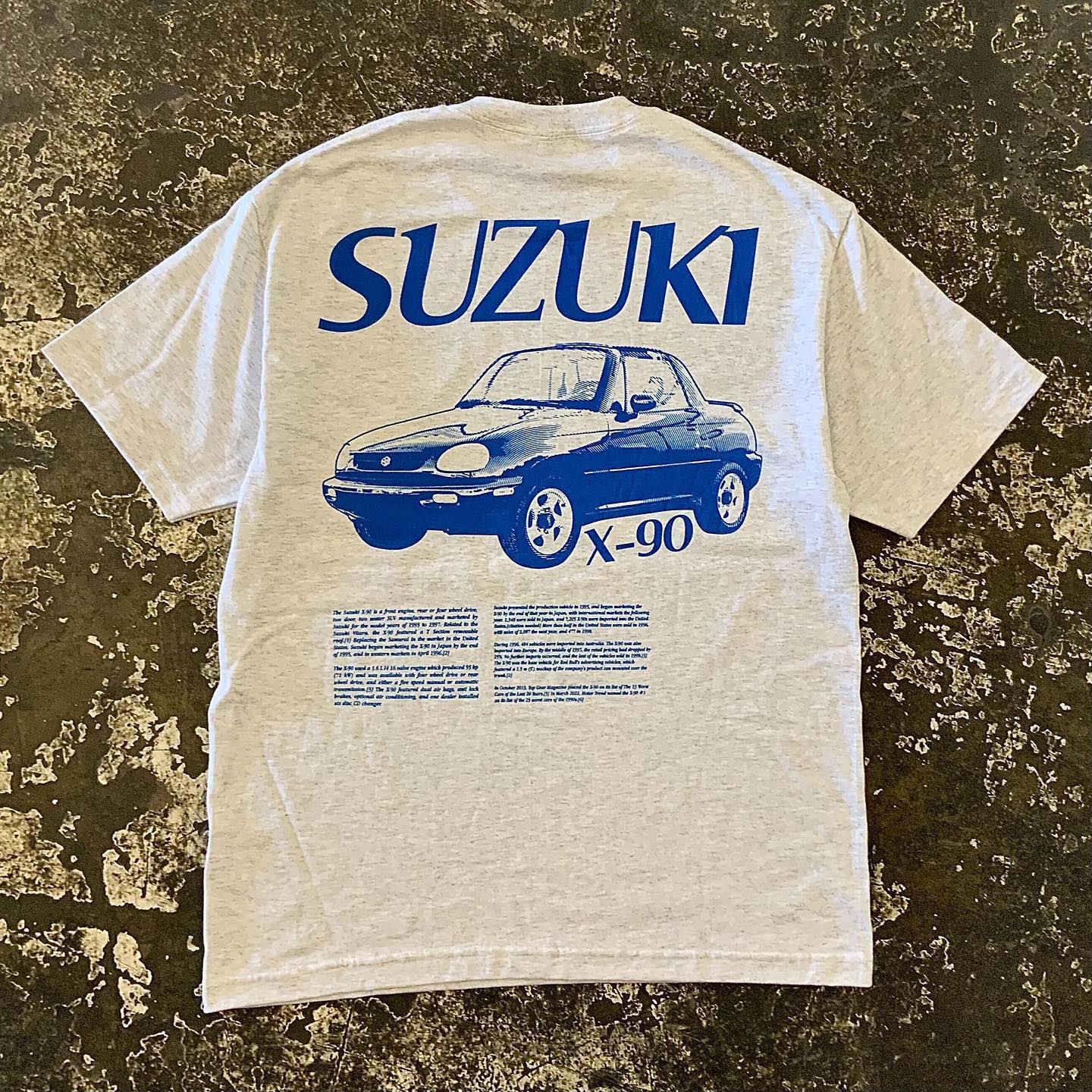Wang Youbing Studio! SUZUKI 260g 100% Cotton Tee