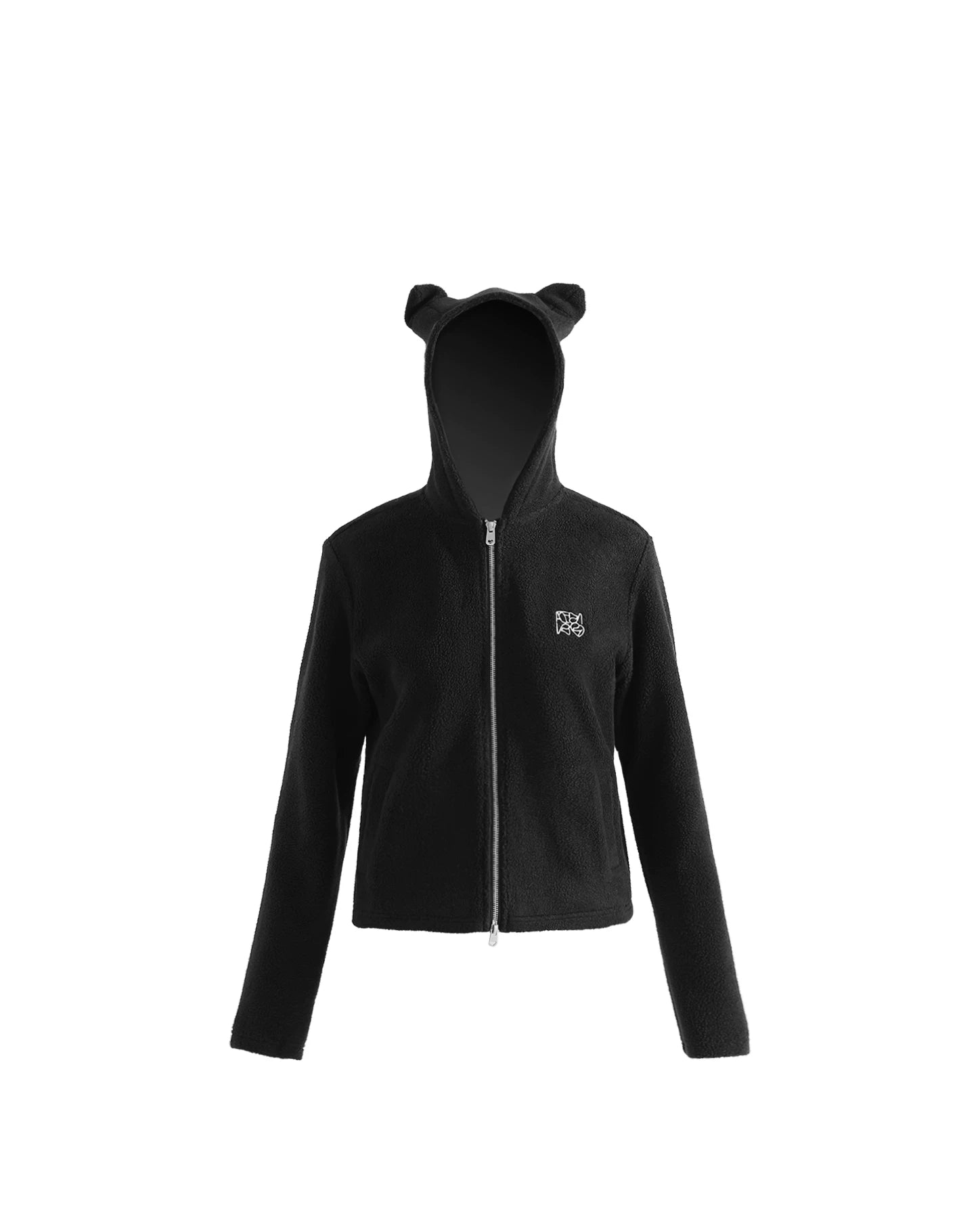 AceStudios Cat Ears Short Hooded Sweater Jacket