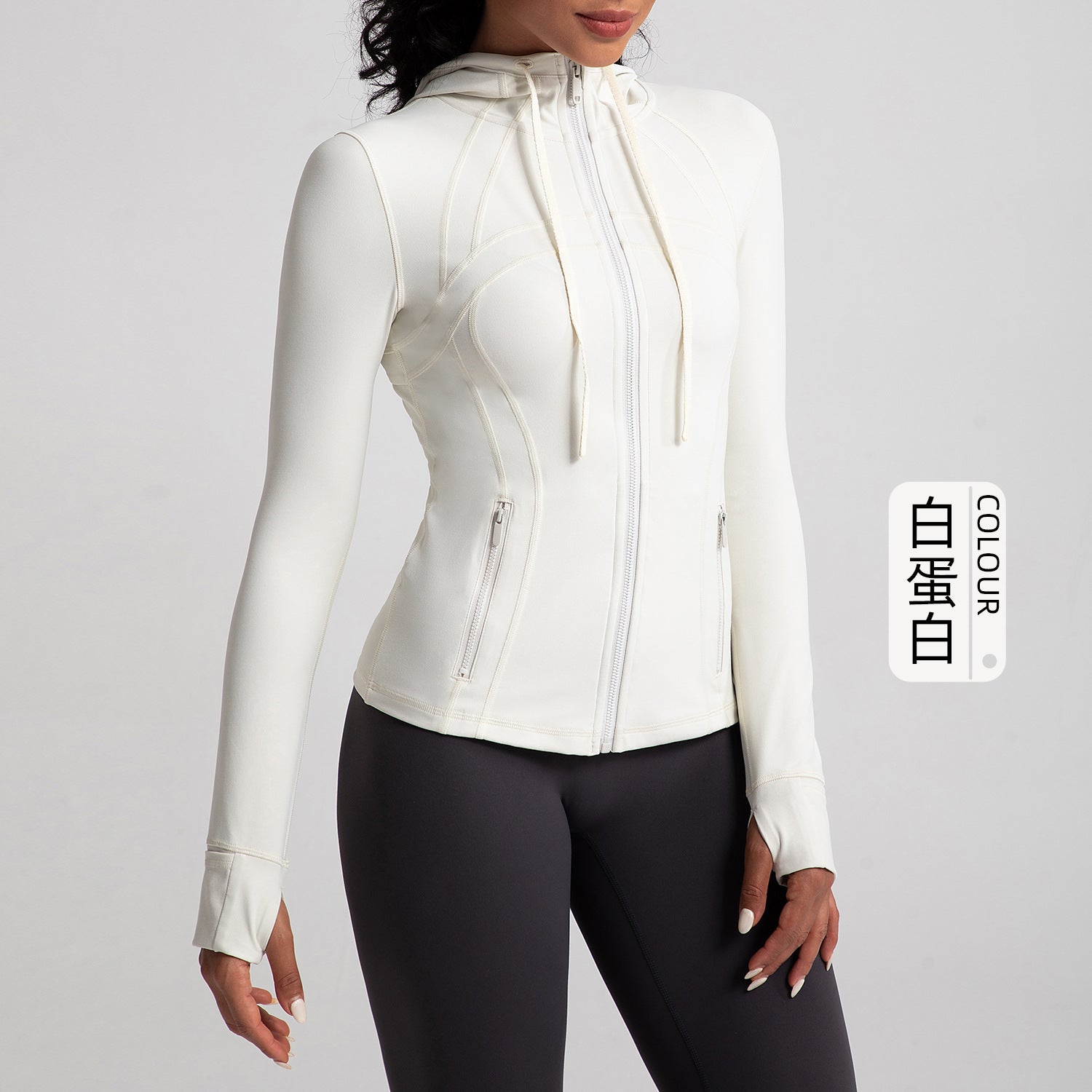 Athena Lulu Naked Slim Slim Skinny Zip Blazer