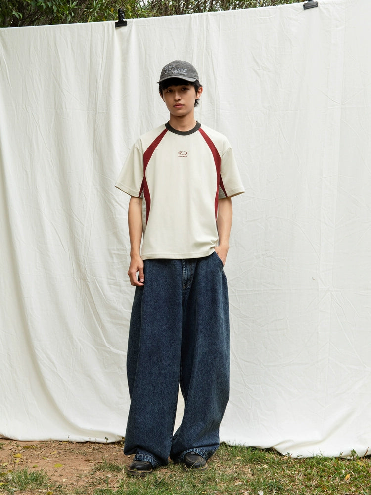 Mentmate Splicing Machete Loose Vintage Jeans