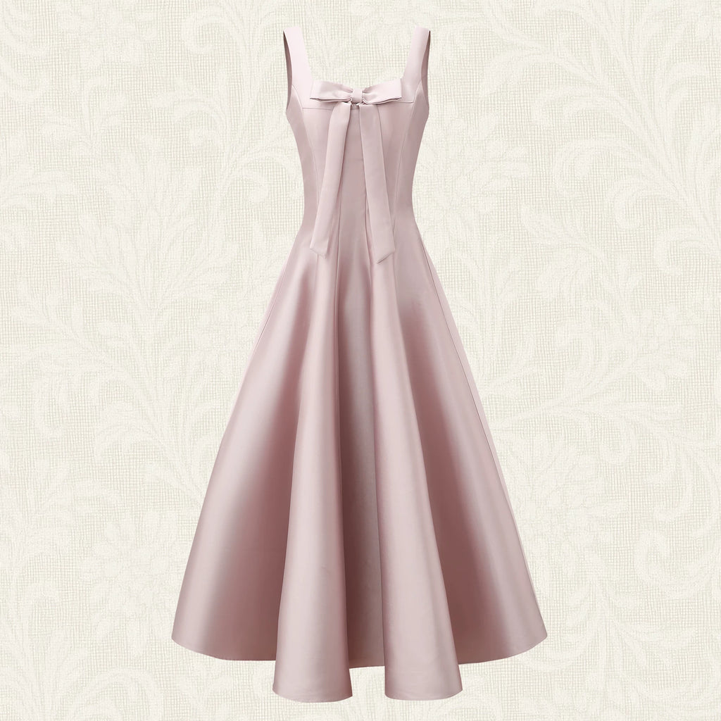 Barb Chill Large Skirt Satin Dress