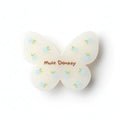 Mule Donkey White Floral Butterfly Hairpin