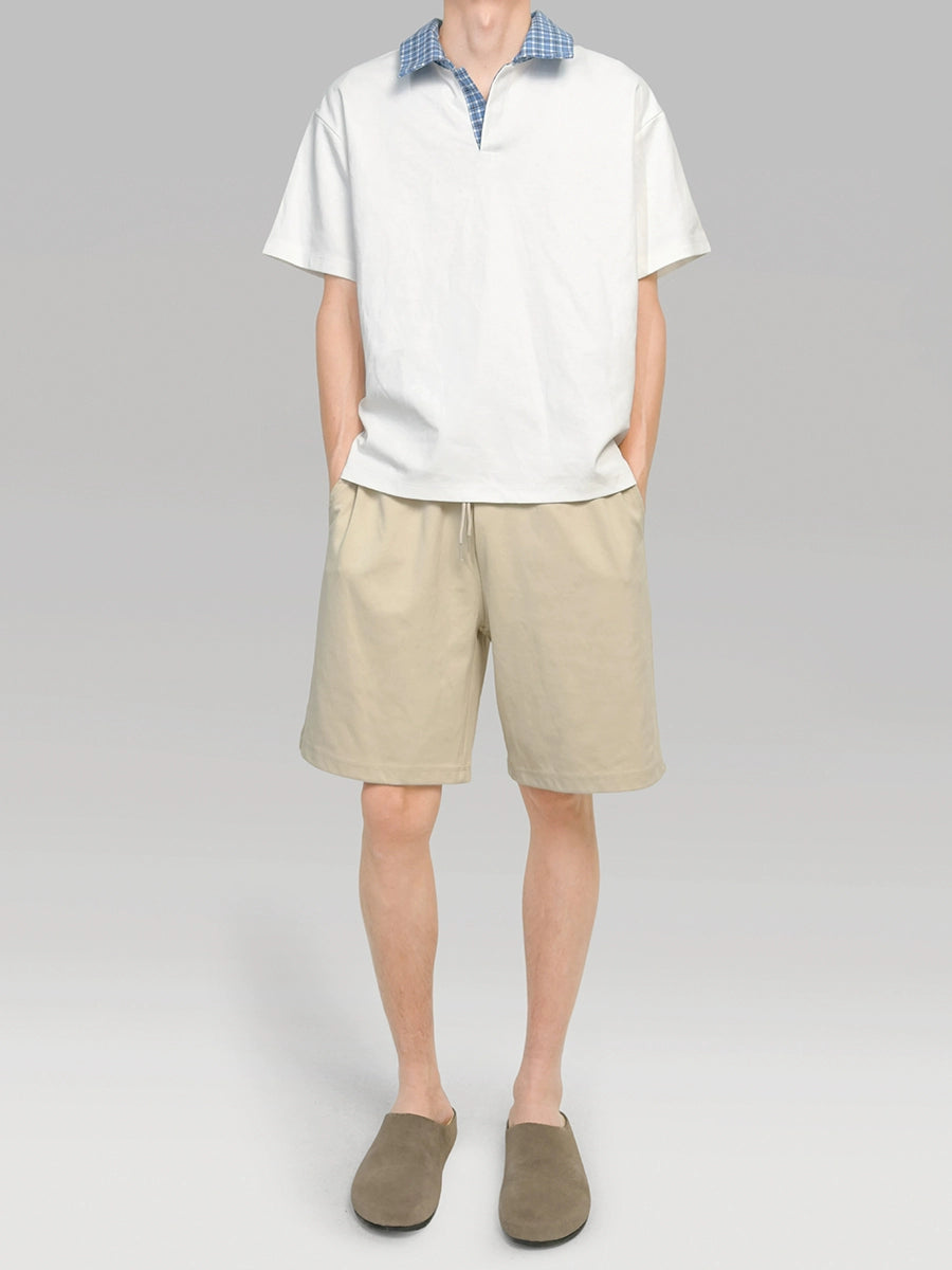 PLUS NO LOGO Triangle Bag Honeycomb Sports Shorts