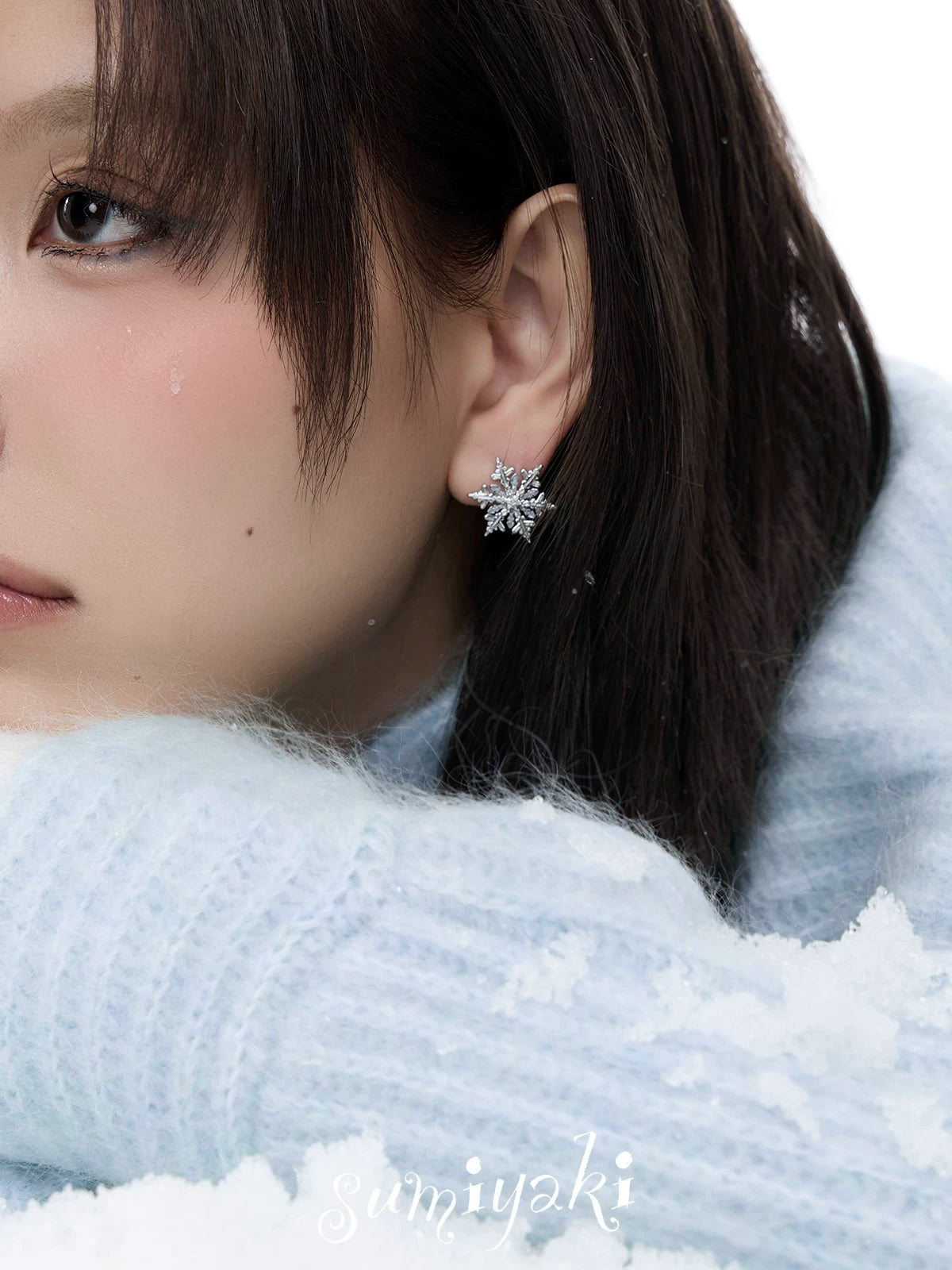 SUMIYAKI Premium Snowflake Earrings