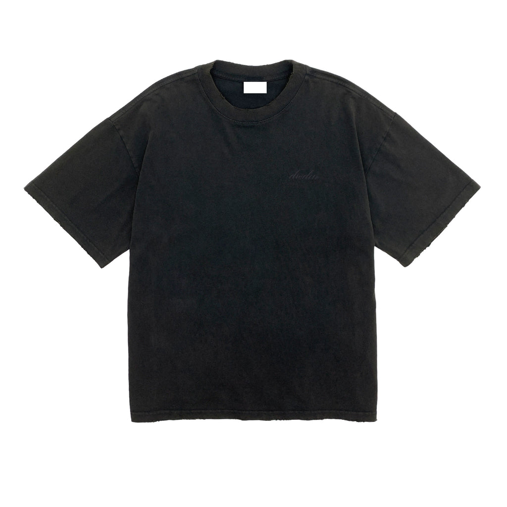 MICHINNYON English Printed Crew Neck Loose Casual Tee