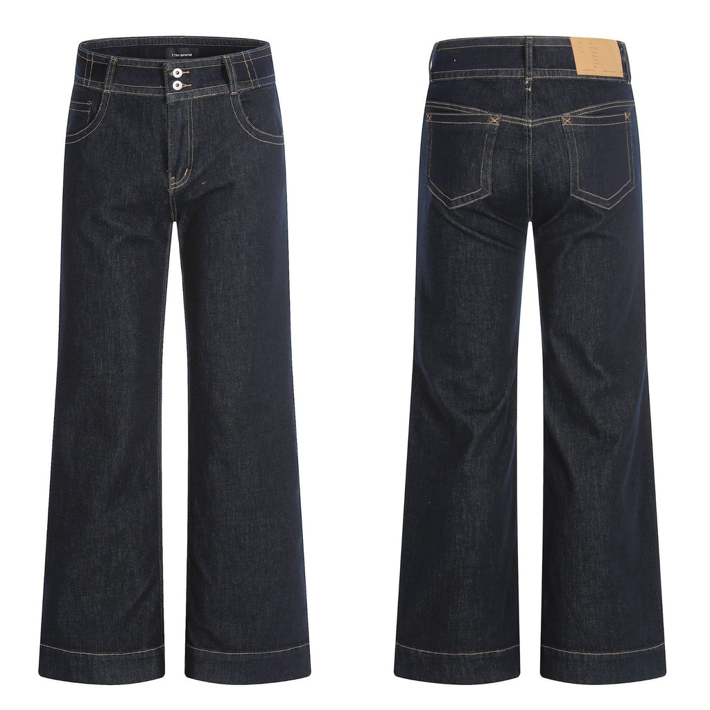 11KN Retro Slim-fit Three-dimensional Slim Casual Jeans