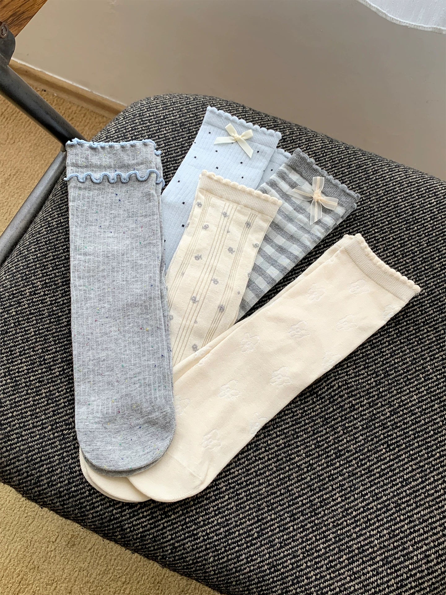 KANO Niche Korean Version Stacking Socks