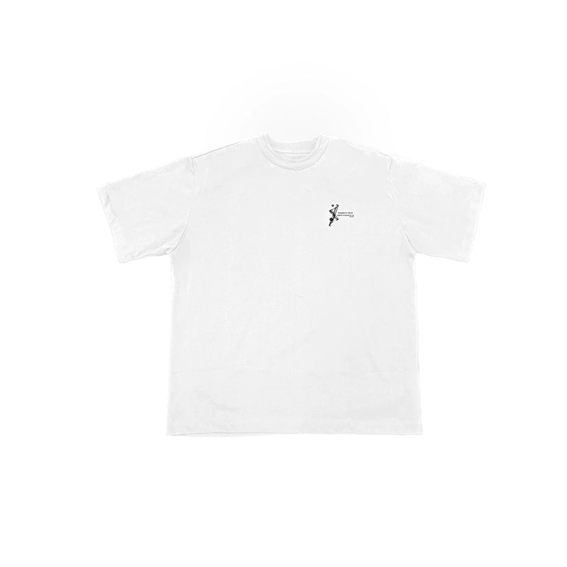 WANNA LAB "quantum Hourglass" Double Neckline Hidden Needle Process Tee