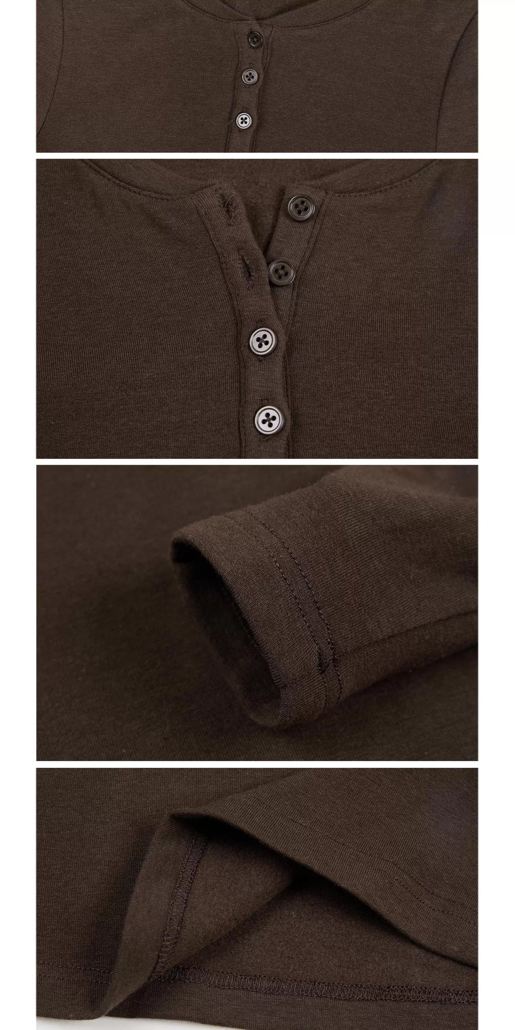 Cherry Melody Slim Fit Inner Versatile Long Sleeve