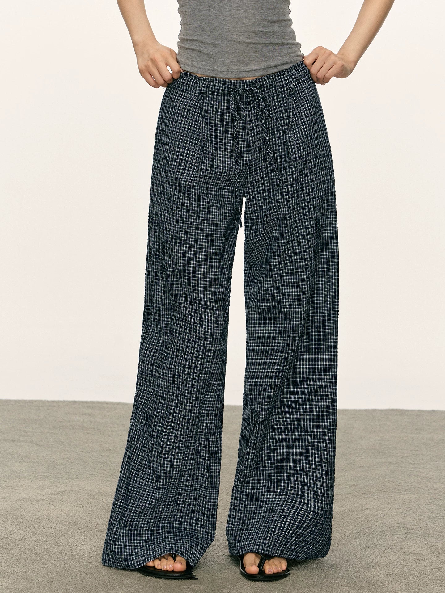 Anna Aneae Versatile Plaid Slacks