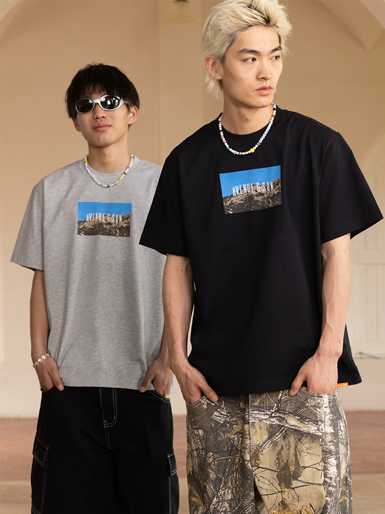 Avenueson Skateboard Hollywood Photo Tee