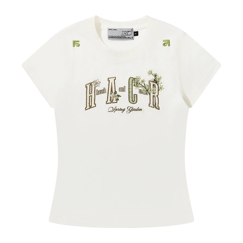 HACR Guava Small Fragrant Sticker Embroidery Tee
