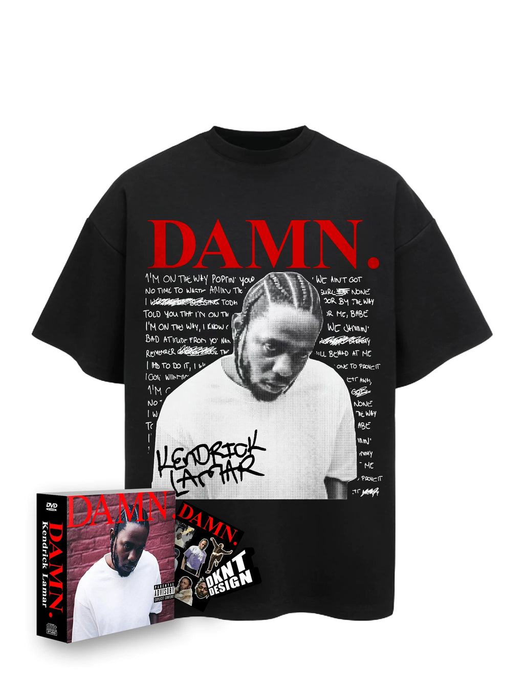 DKNT Loose Hip Hop Loose Tee