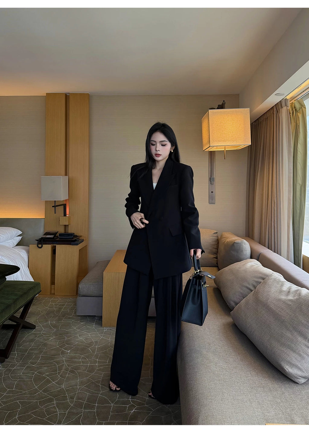 CHUYUQI Temperament Silhouette Suit Suit
