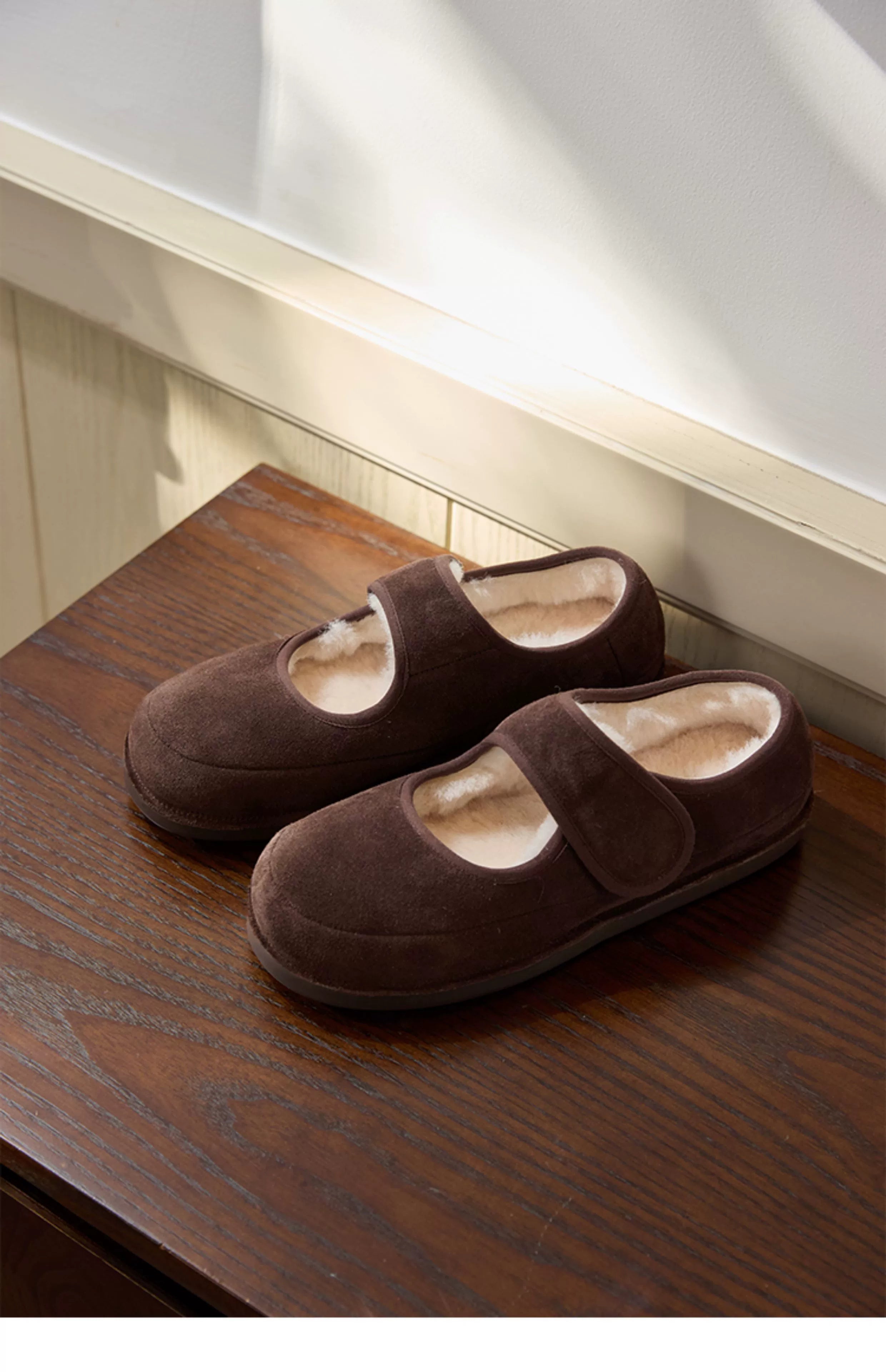 Milooey Fleece One-pedal Fluffy Shoes