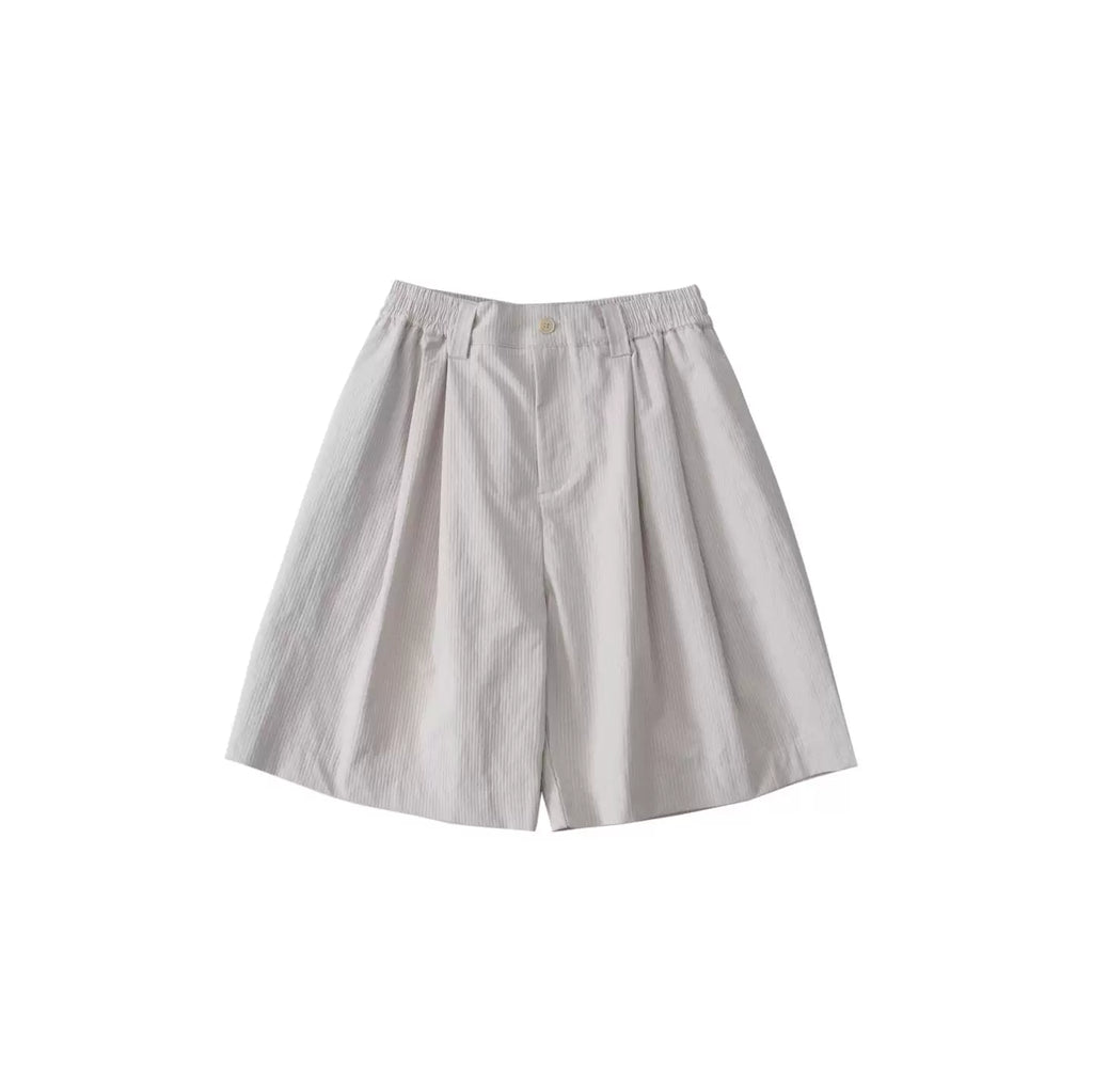 LIVINGTOWN High-waisted Vertical Striped Shorts