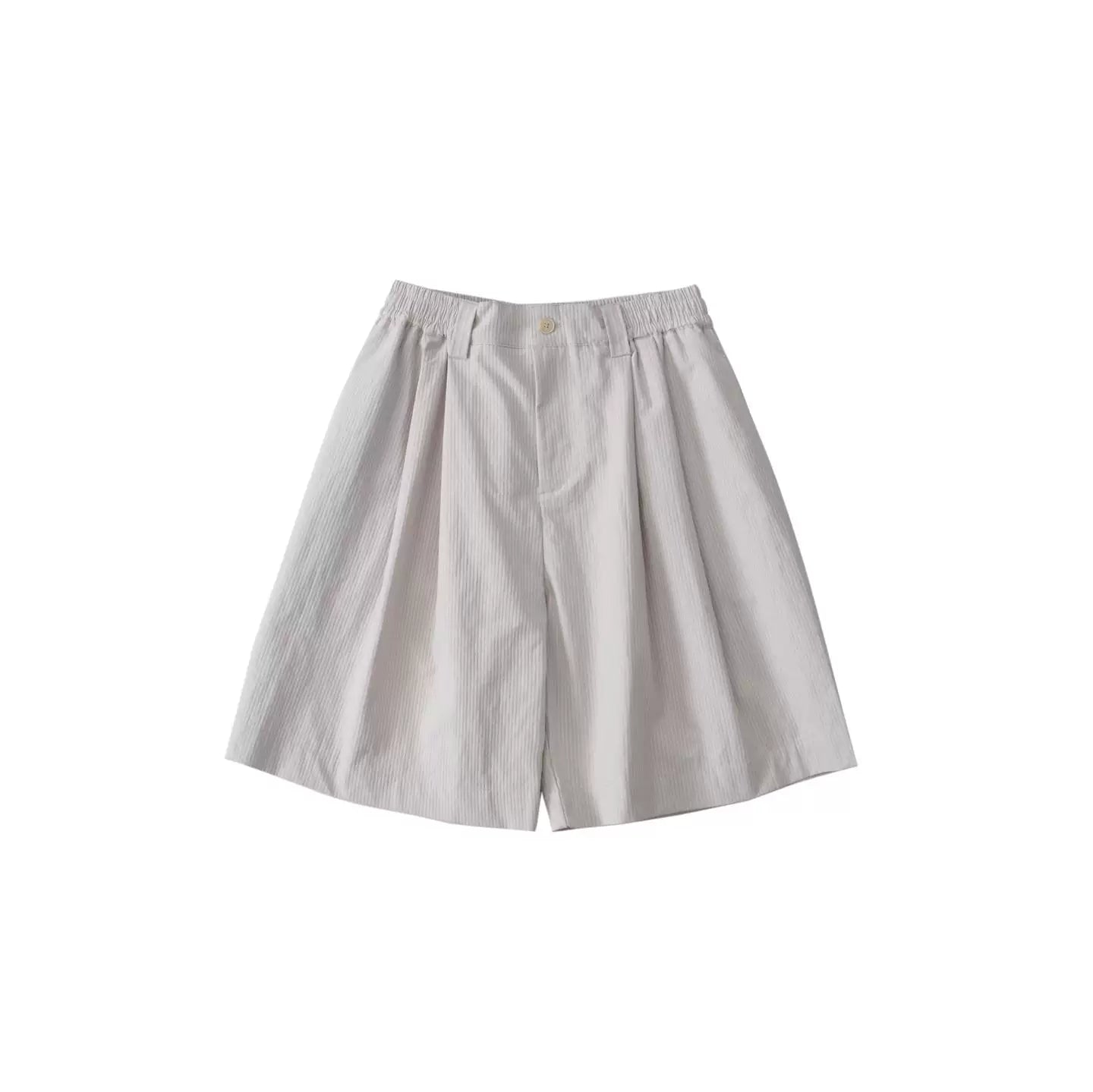LIVINGTOWN High-waisted Vertical Striped Shorts