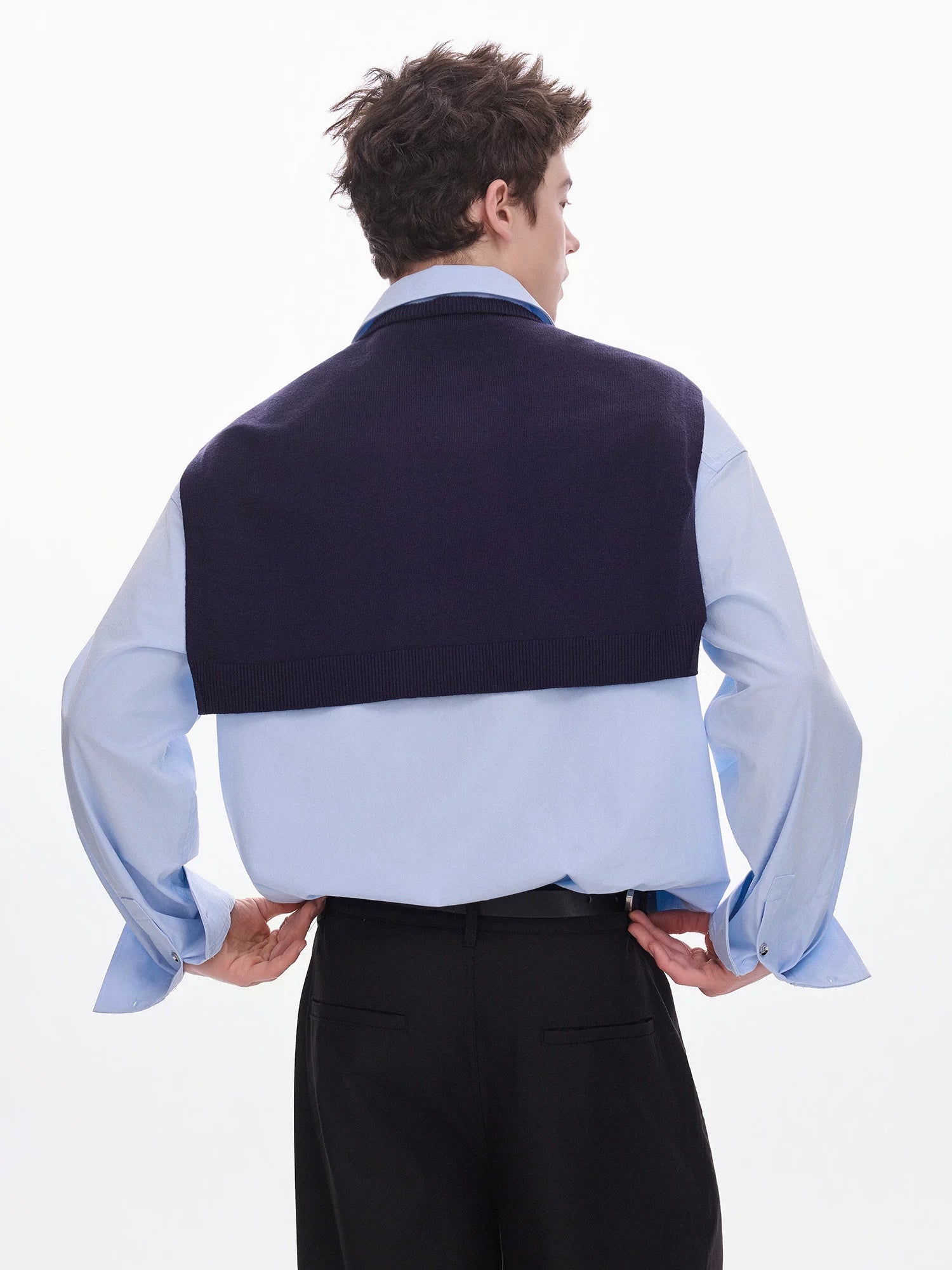 CHOR Shawl Loose Casual Shirt