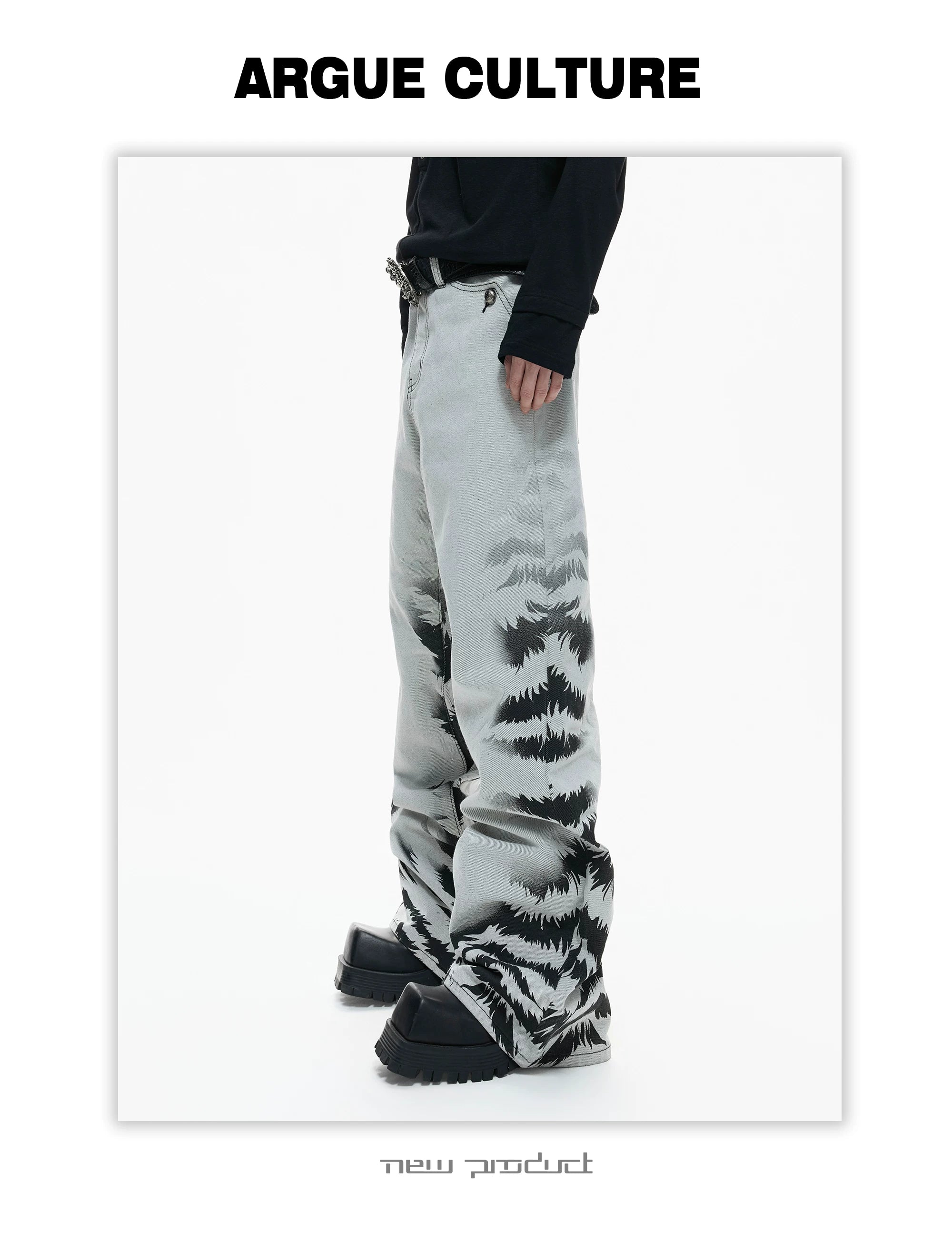 ArguECulturE Tie-dye Straight Jeans