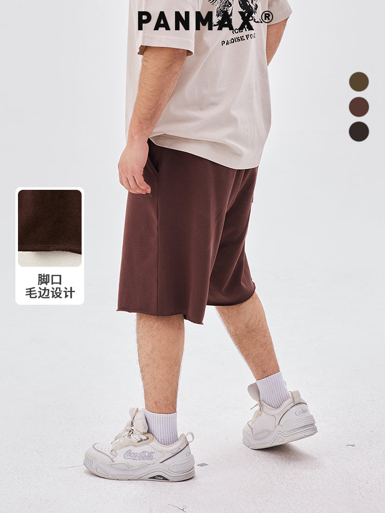 PANMAX American High Street Retro Washed Old Drawstring Shorts