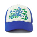 LUCKUP Dolphin Embroidered Contrasting Baseball Cap