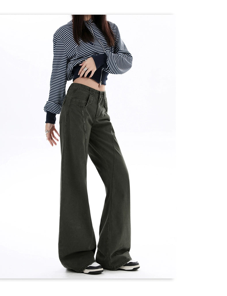 KPSR Vintage Slightly Stretched Wide-Leg Jeans