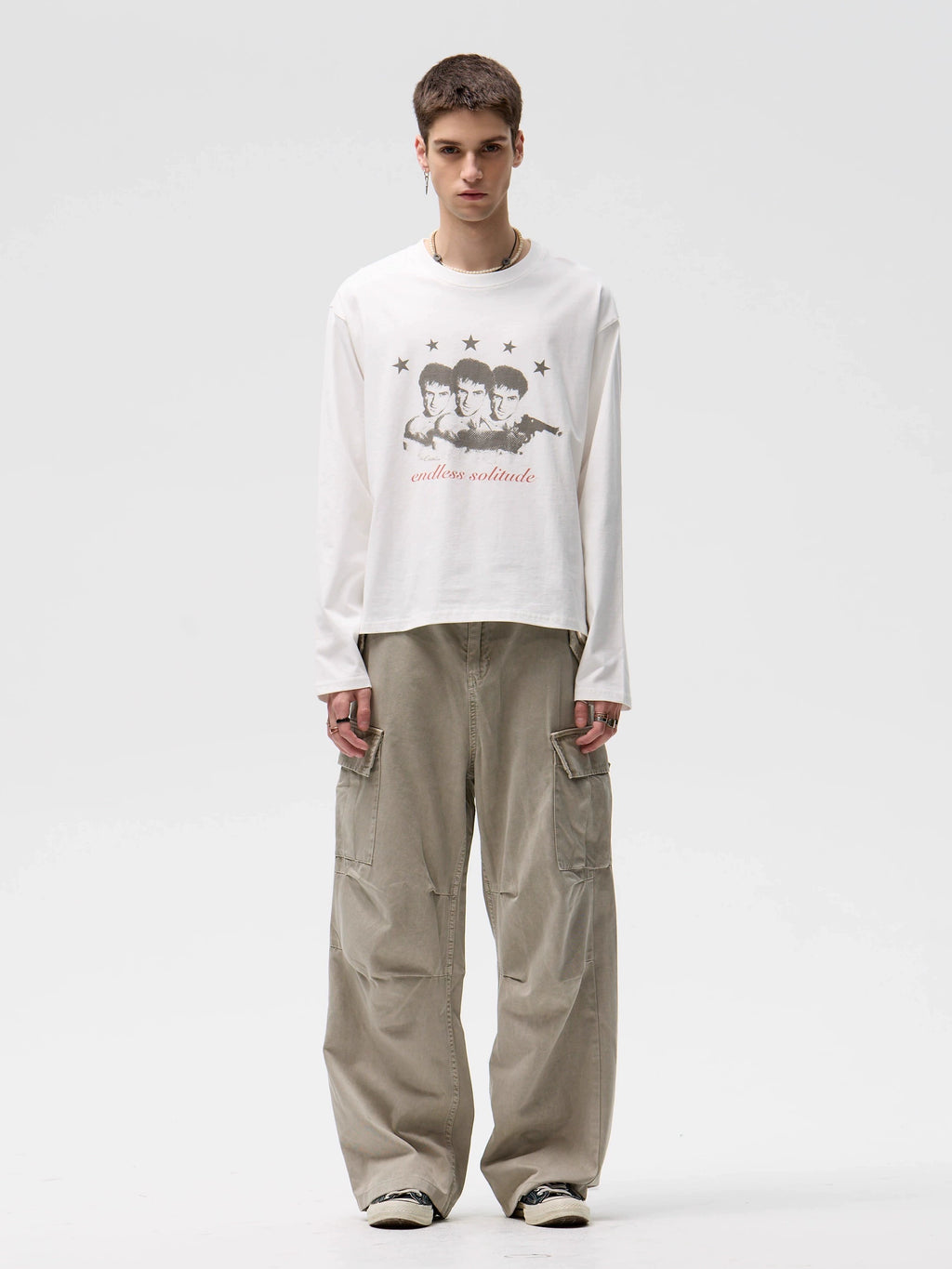 CENSMADE TD Portrait Old Print Long Sleeve