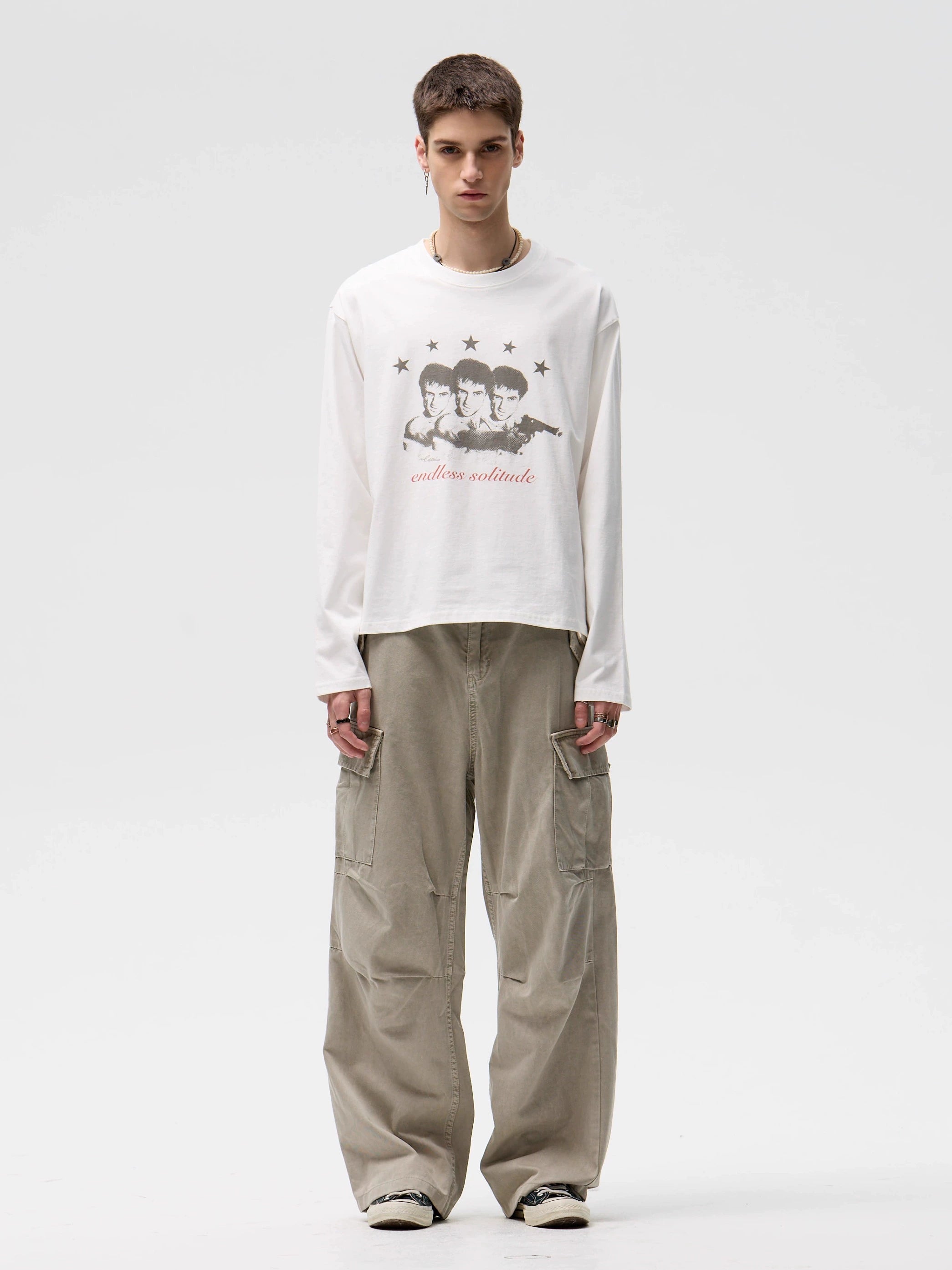 CENSMADE TD Portrait Old Print Long Sleeve