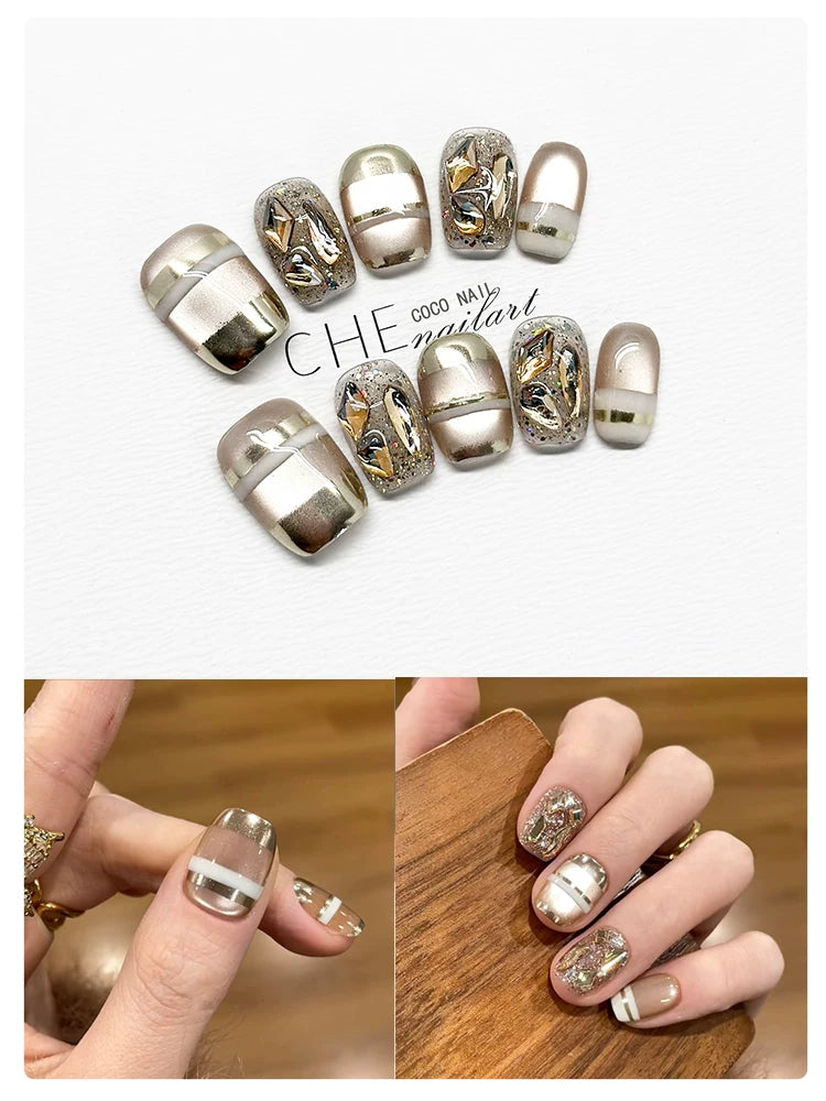 COCO Temperament Light Luxury White Wearing Armor