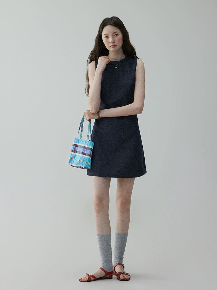 VOOE Temperament Waist Strap Short Dress
