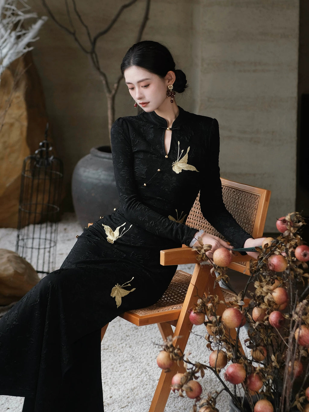 ZIHE High-end Festive Knitted Dress