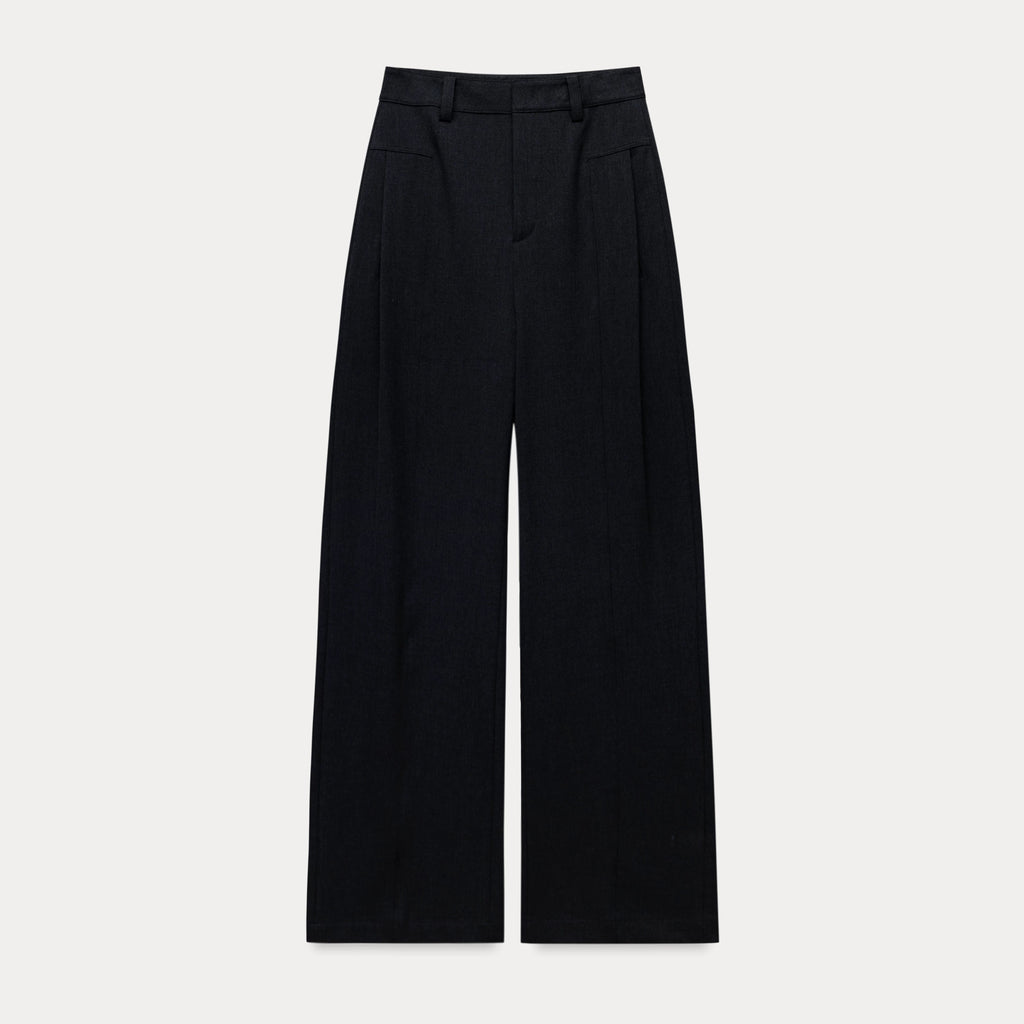 EGGKA Loose and Thin Straight-leg Suit Pants